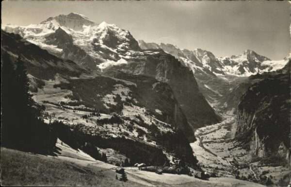 Wengen  BE Jungfrau Breithorn Lauterbrunnental