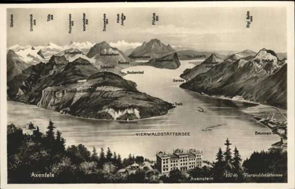 Vierwaldstaettersee Axenfels Brunnen