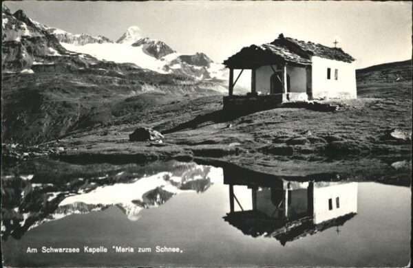Schwarzsee Zermatt VS Kapelle Maria zum Schnee