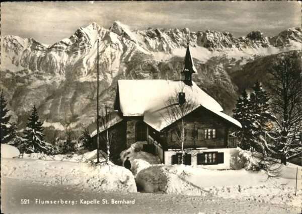 Flumserberg Bergheim Kapelle St Bernhard