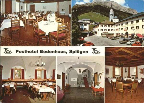 Spluegen GR Post Hotel Bodenhaus