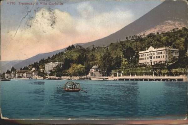 Tremezzo Lago di Como Villa Carlotta Boot