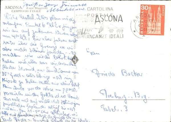 Ascona TI Campeggio Fanale – Bild 2