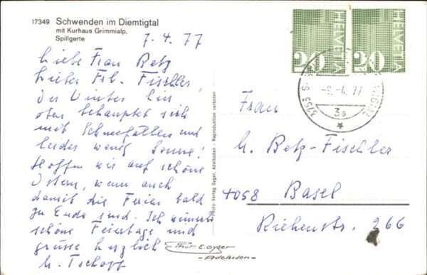 Schwenden Diemtigtal Kurhaus Gimmialp
Spillgerte – Bild 2