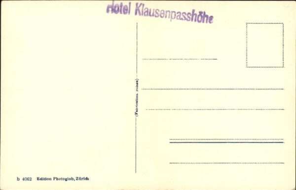 Clariden Klausenstraße Claridenstock – Bild 2