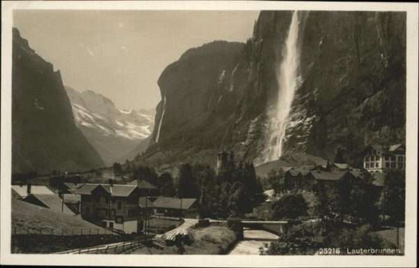Lauterbrunnen BE Teilansicht