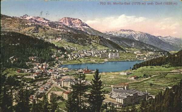 St Moritz GR Moritzsee
