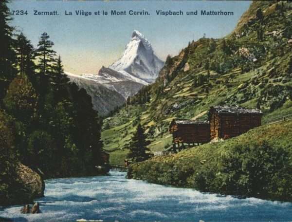 Zermatt VS la Viege
Mont Cervin
Vispbach
Matter