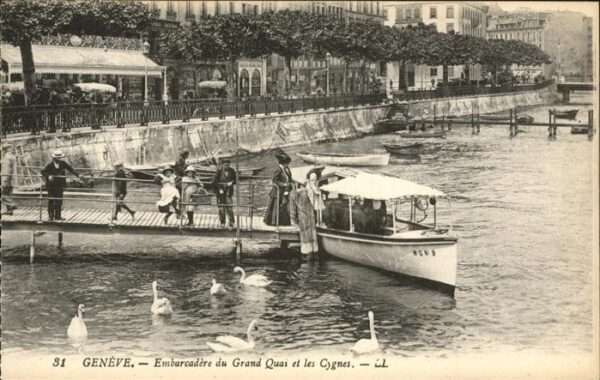 Genf GE Embarcadere du Grand Quai 
Cygnes