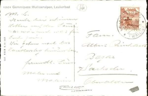 Gemmipass Wallis Walliseralpen – Bild 2