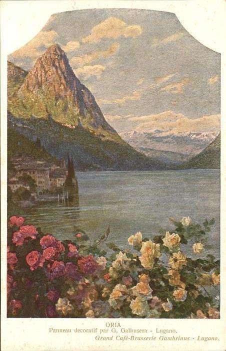 Lugano TI Grand Cafe Brasserie Gambrinus