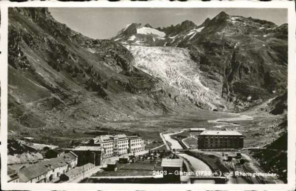Rhonegletscher Glacier du Rhone Panorama