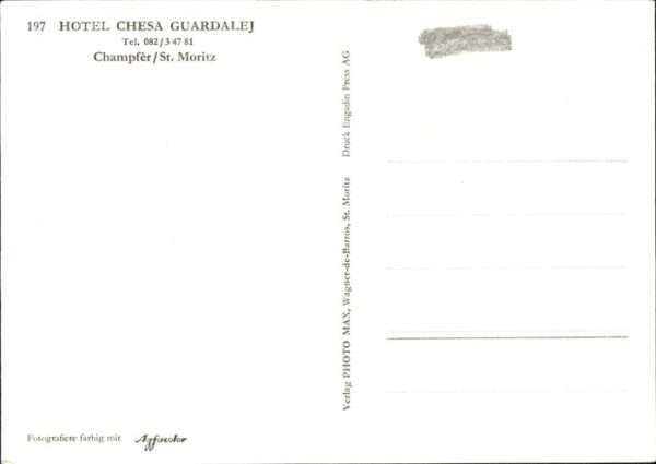 Champfer Hotel Chesa Guardalej – Bild 2