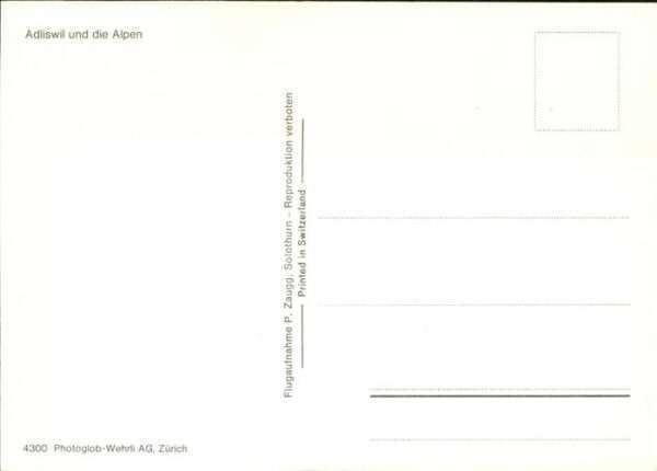 Adliswil Flugaufnahme – Bild 2