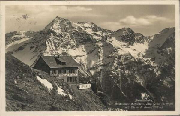 Berninabahn Restaurant Belvedere