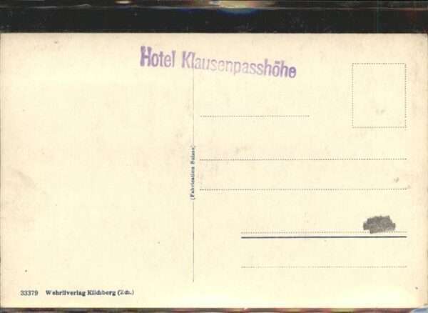 Klausen UR Hotel Klausen
Klausenpasshöhe – Bild 2