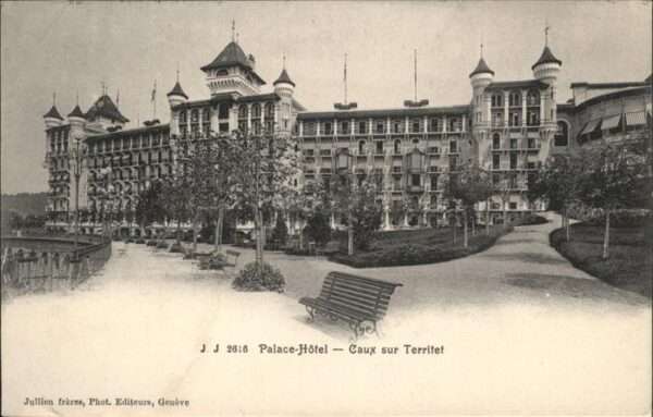 Montreux VD Palace-Hotel Caux sur Territet