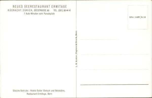 Kuesnacht Neues Seerestaurant Ermitage – Bild 2