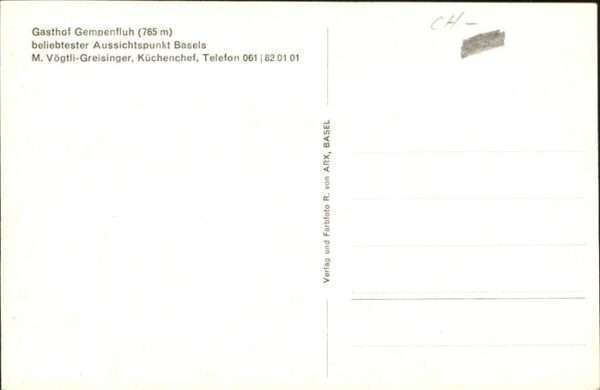 Basel BS Gasthof Gempenfluh – Bild 2