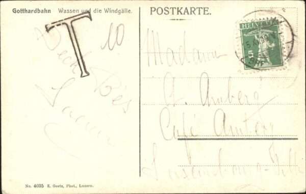 Gotthardpass Wassen Gotthardstrasse – Bild 2