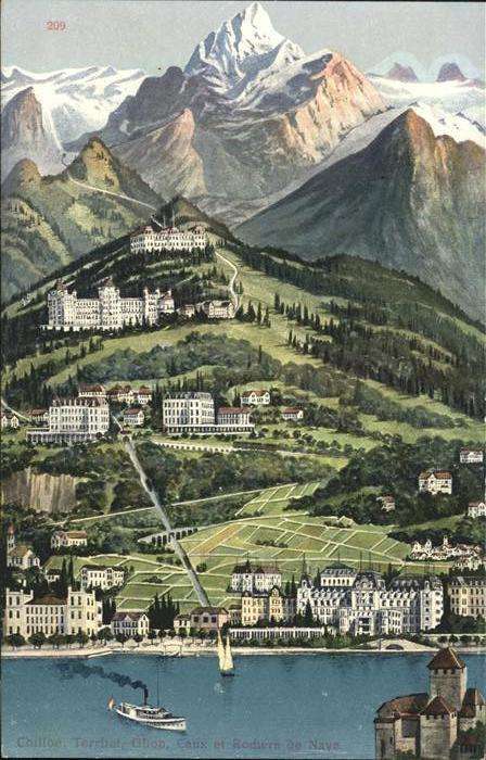 Chateau Chillon Territet
Glion
Caux
Rodiers de naye
