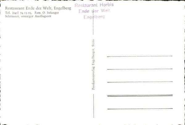 Engelberg OW Restaurant Ende der Welt – Bild 2