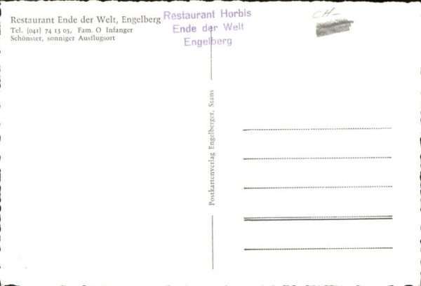Engelberg OW Restauant Ende der Welt – Bild 2