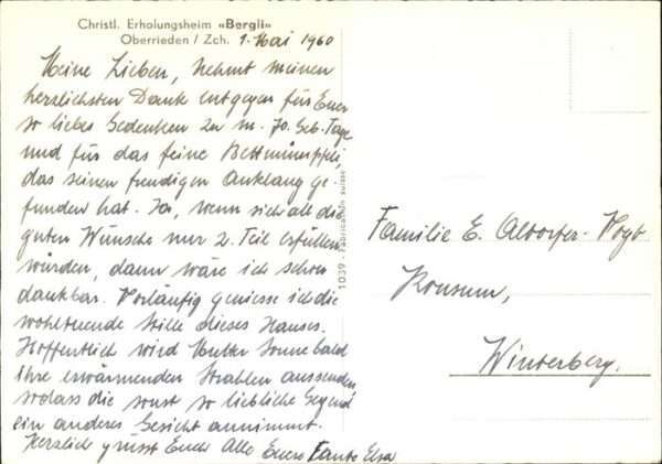 Oberrieden ZH Christliches Erholungsheim – Bild 2