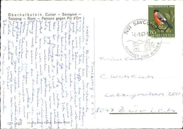 Savognin Oberhalbstein
Tinizong
Riom
Parsonz – Bild 2
