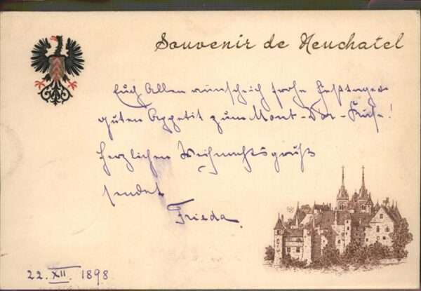 Neuchatel NE Souvenir de Neuchatel
Teilansicht Neuc