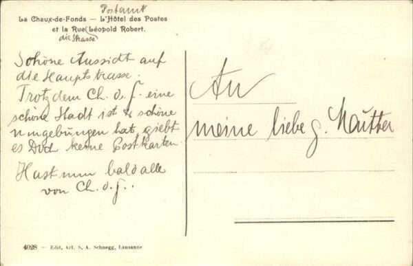 La Chaux-de-Fonds Hotel des Postes – Bild 2