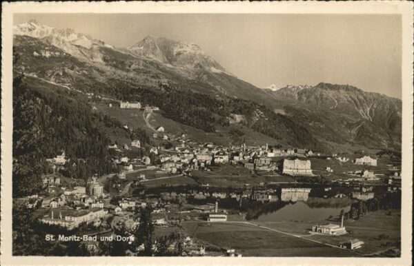 St Moritz GR Gesamtansicht