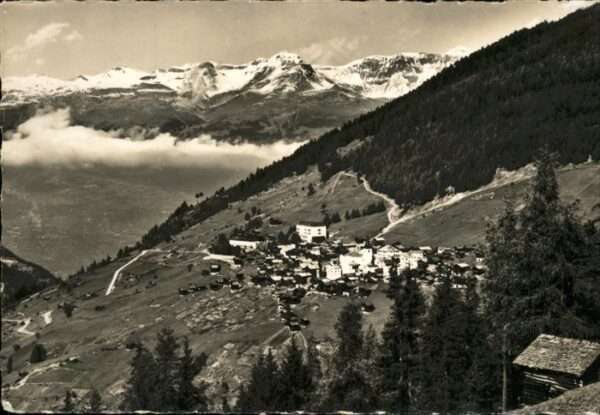 St Luc Panorama Berner Alpen