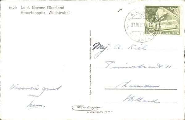 Lenk Simmental Berner Oberland Amertenspitz – Bild 2
