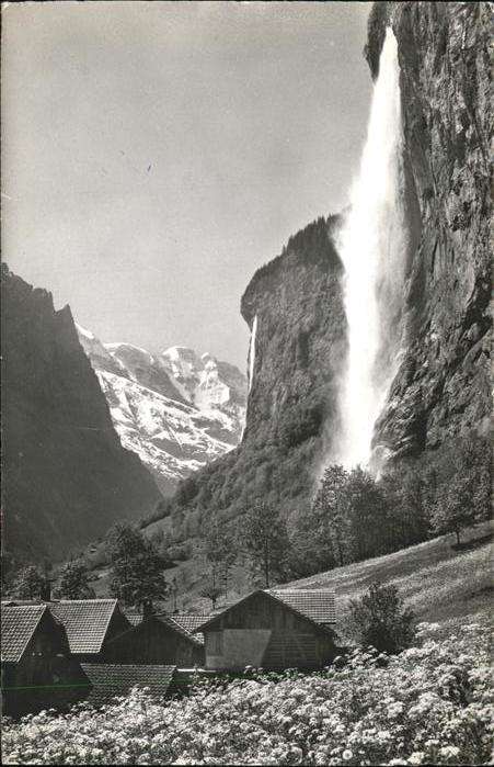 Lauterbrunnen BE Staubbach Grosshorn