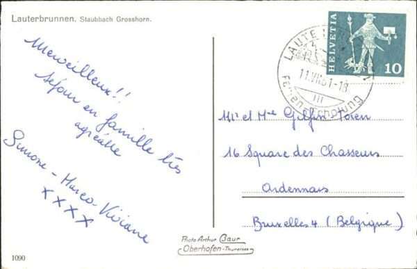 Lauterbrunnen BE Staubbach Grosshorn – Bild 2