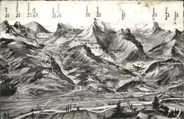Leysin Landkarte