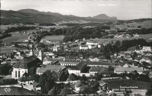 Mondsee Salzkammergut Gesamtansicht