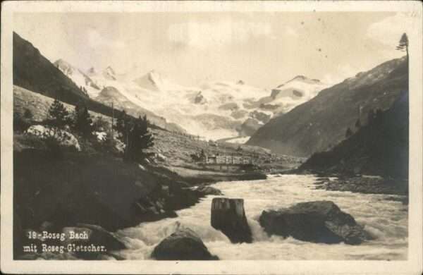 Roseg Bach Gletscher