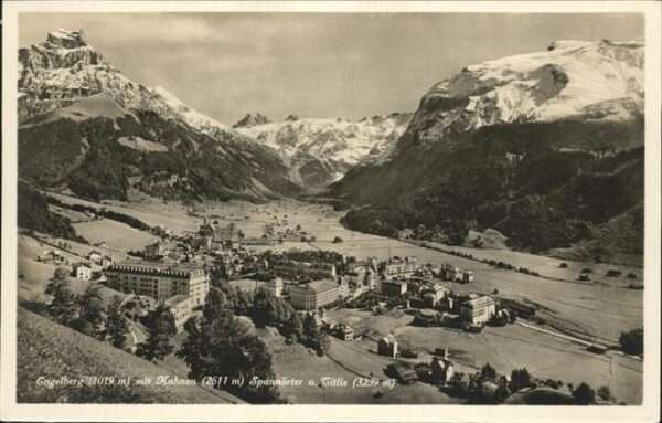 Engelberg OW Gesamtansicht Hahnen Spannörter