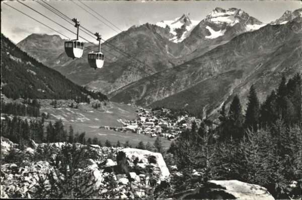Saas-Fee Luftseilbahn Langefluh