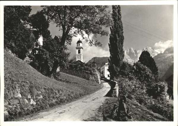 Soglio Dorfeingang