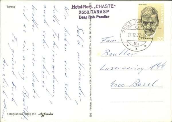 Tarasp Hotel Chaste – Bild 2
