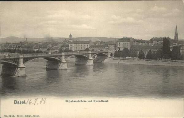 Basel BS St. Johannbrücke Klein-Basel
