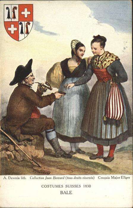 Basel BS Schweizer Tracht 1830