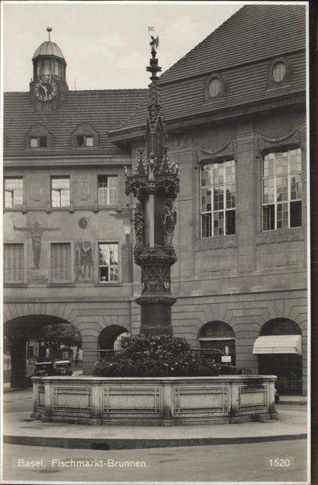 Basel BS Fischmarkt-Brunnen