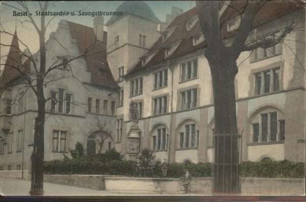 Basel BS Staatsaechiv Seevogelbrunnen