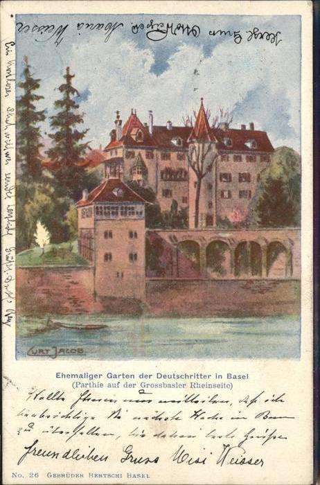 Basel BS ehem. Garten Deutschritter Grossbasel