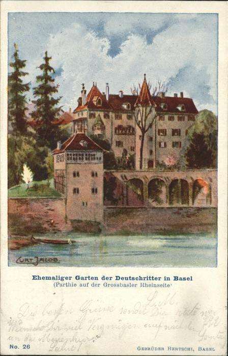 Basel BS ehem. Garten Deutschritter Grossbasel