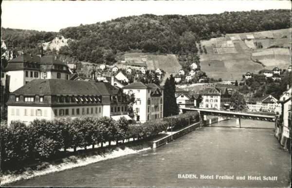 Baden AG Hotel Freihof Hotel Schiff Brücke